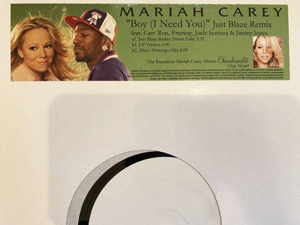 Mariah Carey Feat Cam'ron – Boy (I Need You) (2003, CD) - Discogs