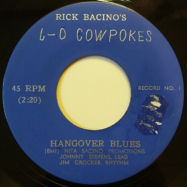 baixar álbum Rick Bacino's LO Cowpokes - Hangover Blues Western Union