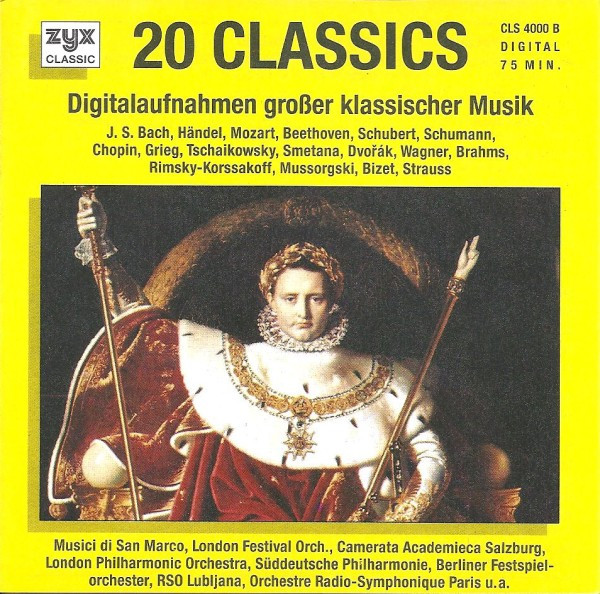 20 Classics - Digitalaufnahmen Großer Klassischer Musik (CD) - Discogs