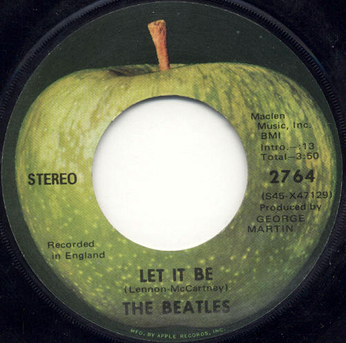 国民民主党 BEATLES☆Let It Be UK Parlophone/Apple オリ - レコード