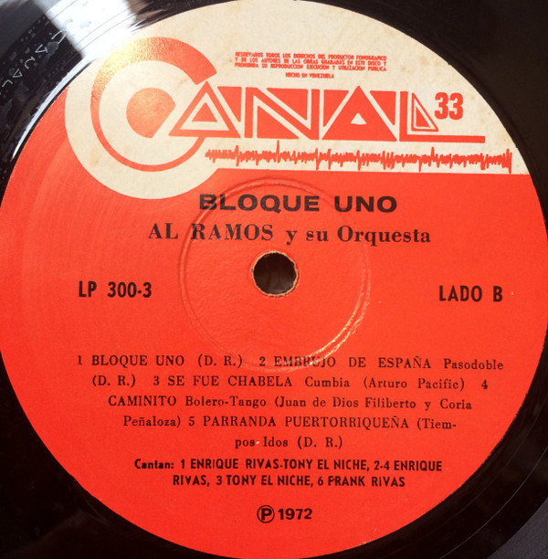 ladda ner album Al Ramos Y Su Orquesta - Bloque Uno