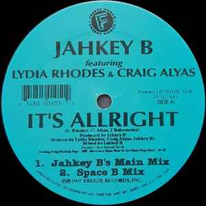 Jahkey B - It's Allright album cover