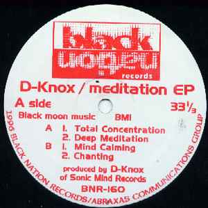 D-Knox - Meditation EP album cover
