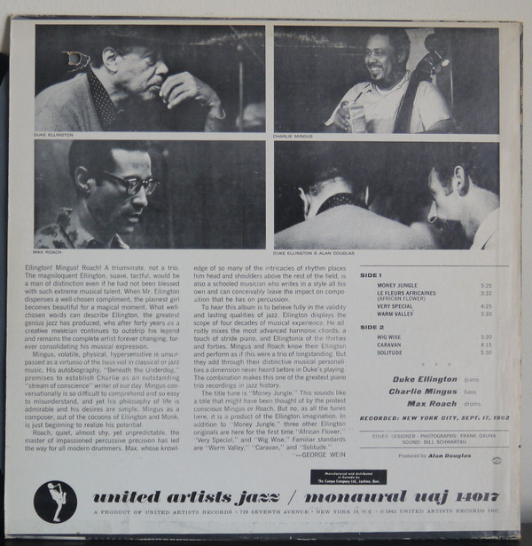 lataa albumi Duke Ellington Charlie Mingus Max Roach - Money Jungle