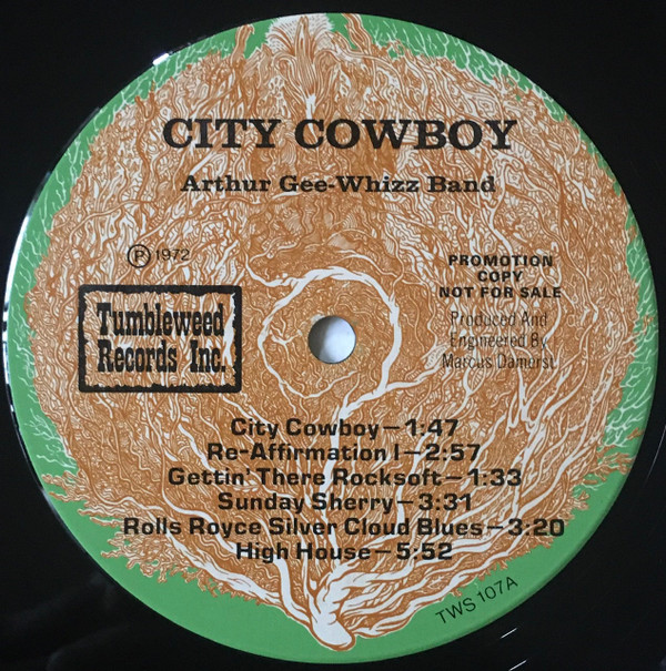 baixar álbum Arthur GeeWhizz Band - City Cowboy