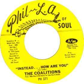 The Coalitions – Later Than You Think / Instead How Are You (1975, Vinyl)  - Discogs