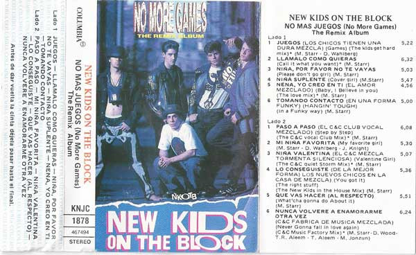 ladda ner album New Kids On The Block - No Mas Juegos No More Games