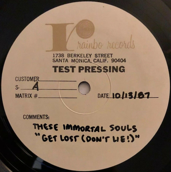 These Immortal Souls – Get Lost (Don't Lie) (1987, Vinyl) - Discogs