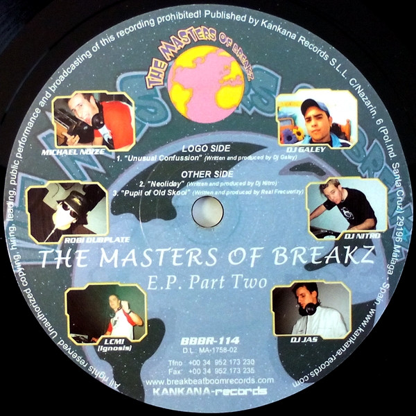 télécharger l'album Various - The Masters Of Breakz EP Part 1