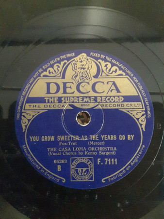 descargar álbum The Casa Loma Orchestra - Sunrise Serenade You Grow Sweeter As The Years Go By