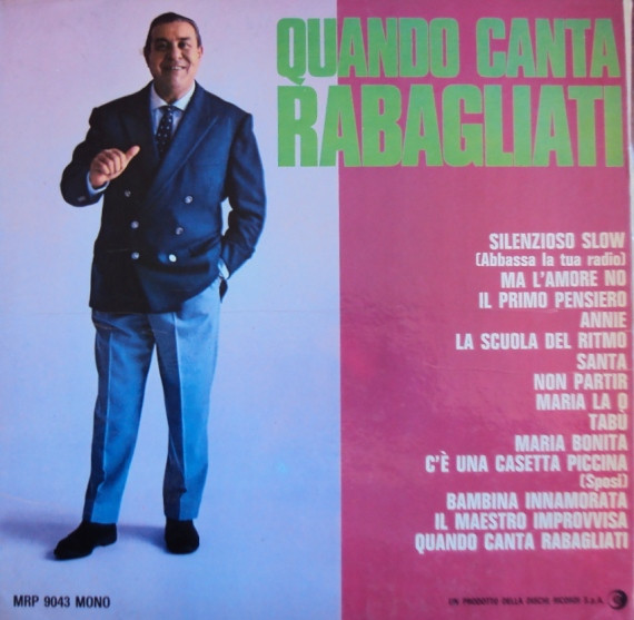 télécharger l'album Alberto Rabagliati - Quando Canta Rabagliati