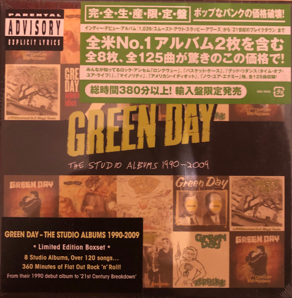 Green Day – The Studio Albums 1990 - 2009 (2012, Box Set) - Discogs