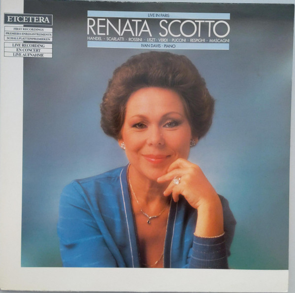 Renata Scotto, Ivan Davis – Live In Paris (Handel ∙ Scarlatti