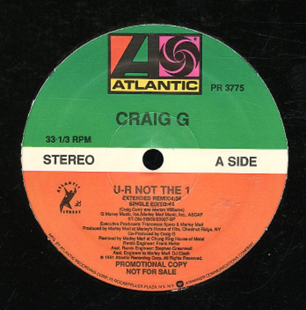 descargar álbum Craig G - U R Not The 1