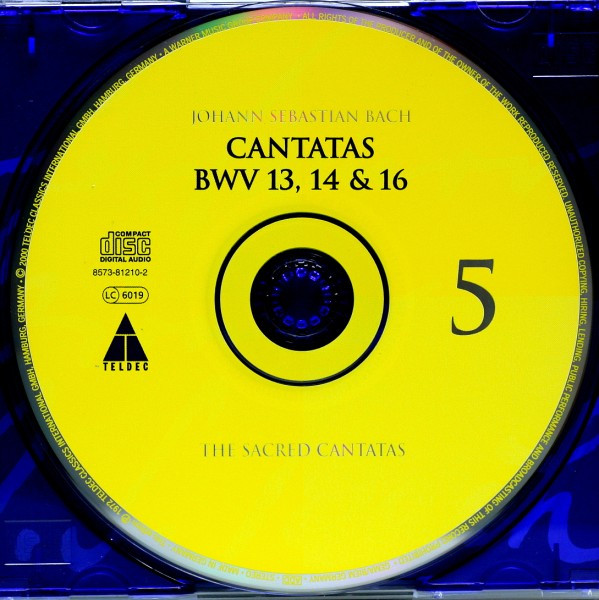 baixar álbum Johann Sebastian Bach, Gustav Leonhardt - Cantatas BWV 13 14 16