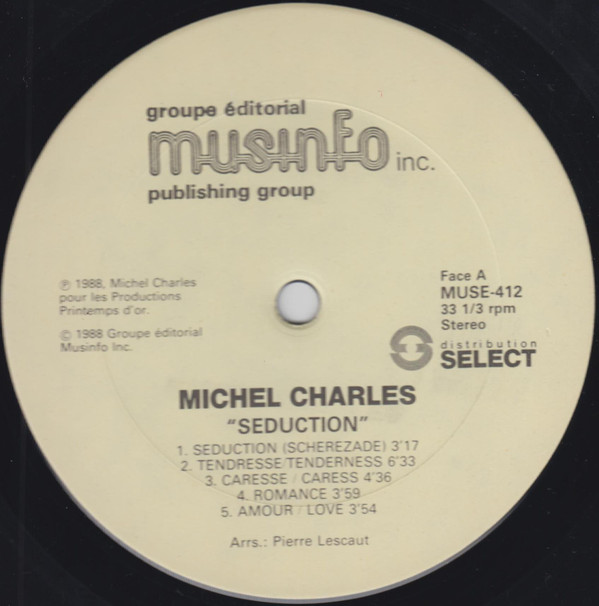 Michel Charles - Seduction | Musinfo (MUSE-412) - 3