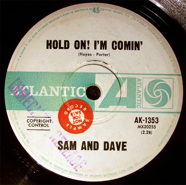 Sam & Dave – Hold On! I'm Comin' (1966, Vinyl) - Discogs