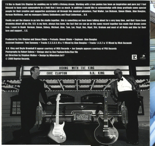 B.B. King & Eric Clapton - Riding With The King | Reprise Records (CDW 47612) - 15