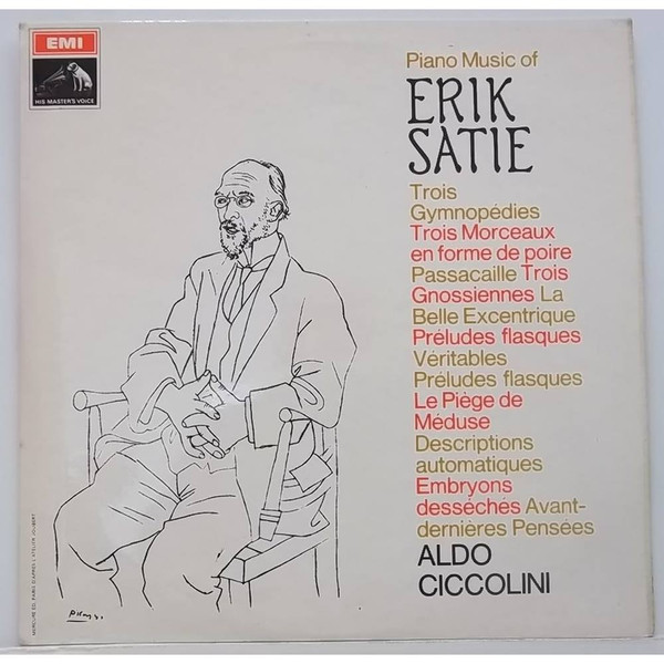 Erik Satie, Aldo Ciccolini – Piano Music (1967, Vinyl) - Discogs