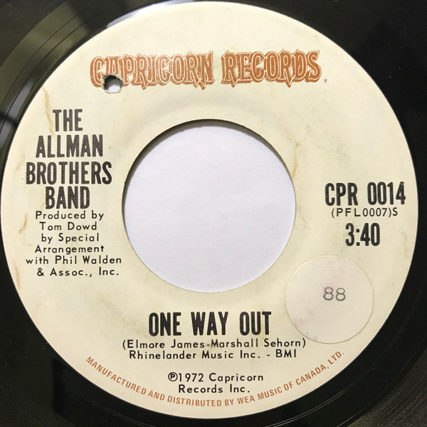 baixar álbum The Allman Brothers Band - One Way Out Standback