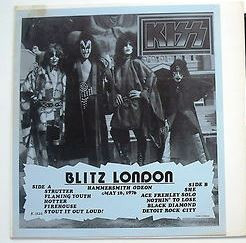 Kiss – Blitz London (1978, Vinyl) - Discogs