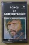 Cover of Songs Of Kristofferson, 1977, Cassette