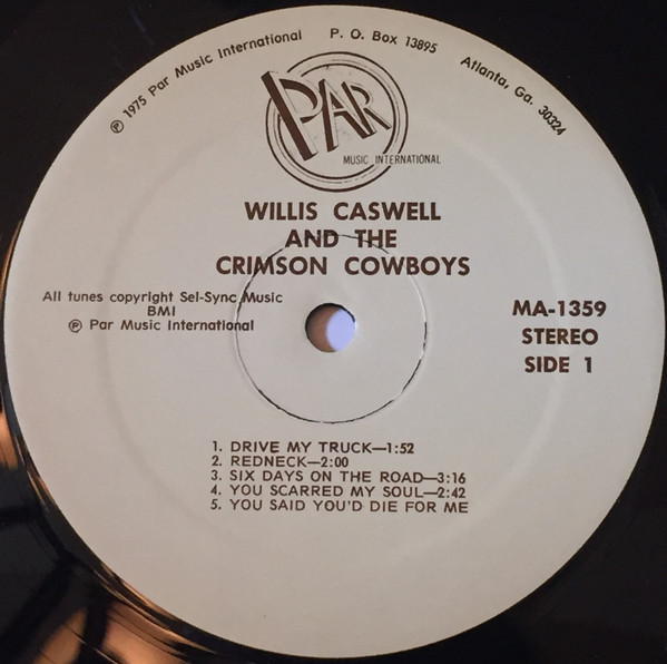 last ned album Willis Caswell And The Crimson Cowboys - Willis Caswell And The Crimson Cowboys