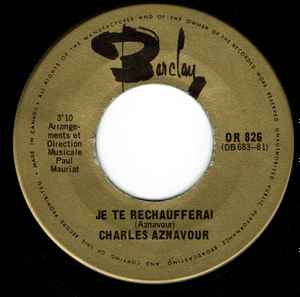 Charles Aznavour - Je Te Rechaufferai album cover
