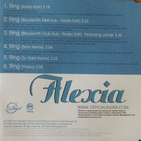 baixar álbum Alexia - Ring