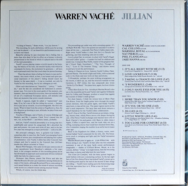 baixar álbum Warren Vaché - Jillian