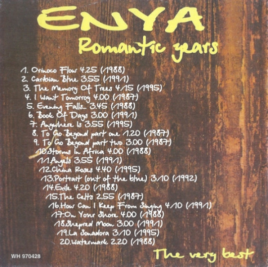 last ned album Enya - Romantic Years The Very Best