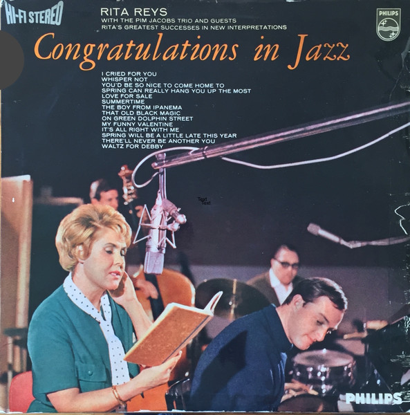 Rita Reys – Congratulations In Jazz (1965, Vinyl) - Discogs