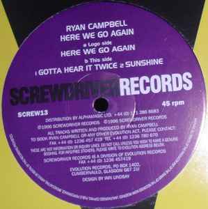 Ryan Campbell - Here We Go Again album cover