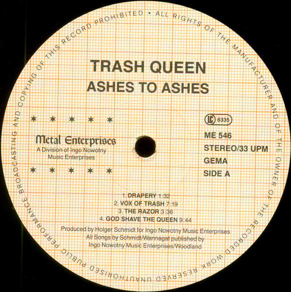télécharger l'album Thrash Queen - Ashes To Ashes