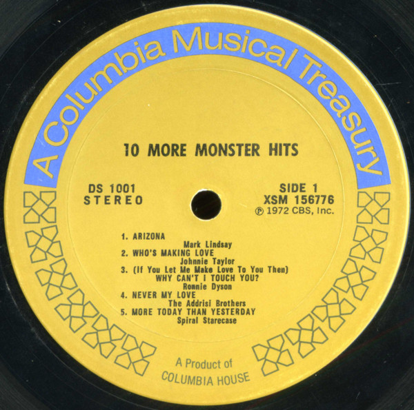 10 More Monster Hits (1972, Vinyl) - Discogs