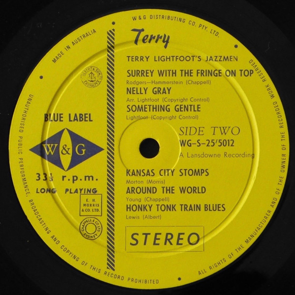 ladda ner album Terry Lightfoot's Jazzmen - Terry