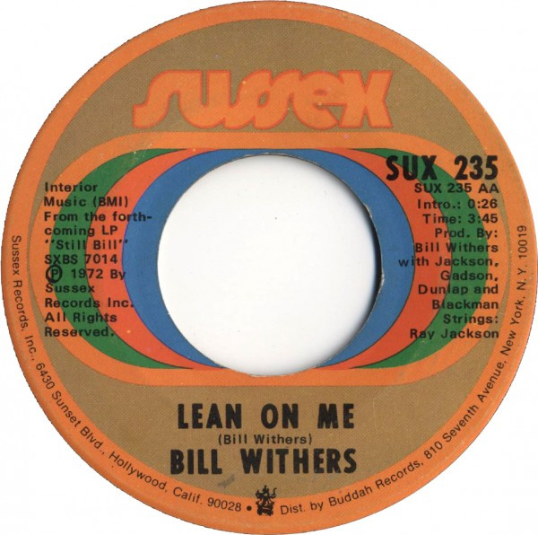 Bill Withers – Lean On Me (1972, Pitman Pressing , Vinyl) - Discogs