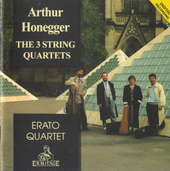 Arthur Honegger / Erato Quartet – 3 Quartets For Strings (2000, CD