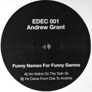 Andrew Grant – Funny Names For Funny Games (2010, Vinyl) - Discogs