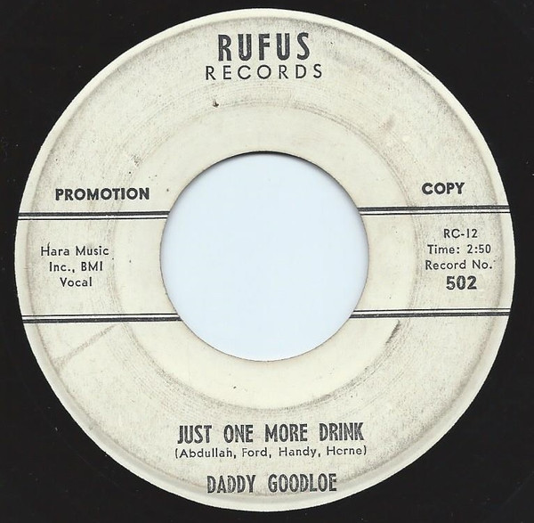 lataa albumi Daddy Goodloe - Just One More Drink Good Grip