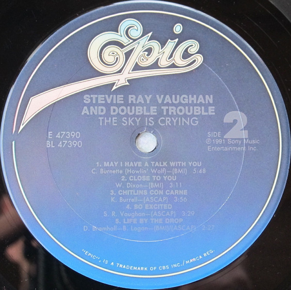 télécharger l'album Stevie Ray Vaughan & Double Trouble - The Sky Is Crying