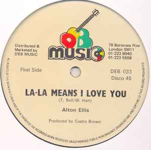 Alton Ellis / La La Means I Love You