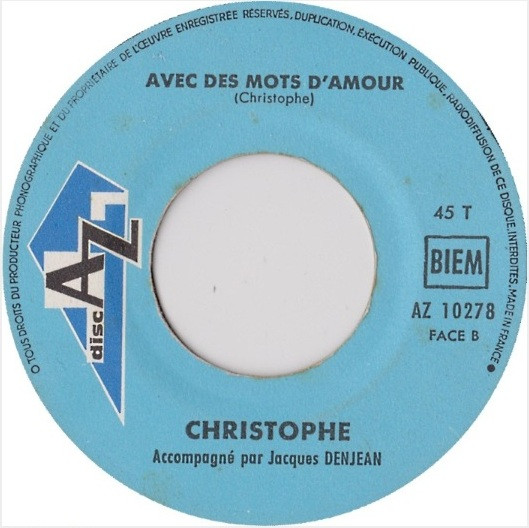 baixar álbum Christophe - A Ceux Quon Aime Avec Des Mots DAmour