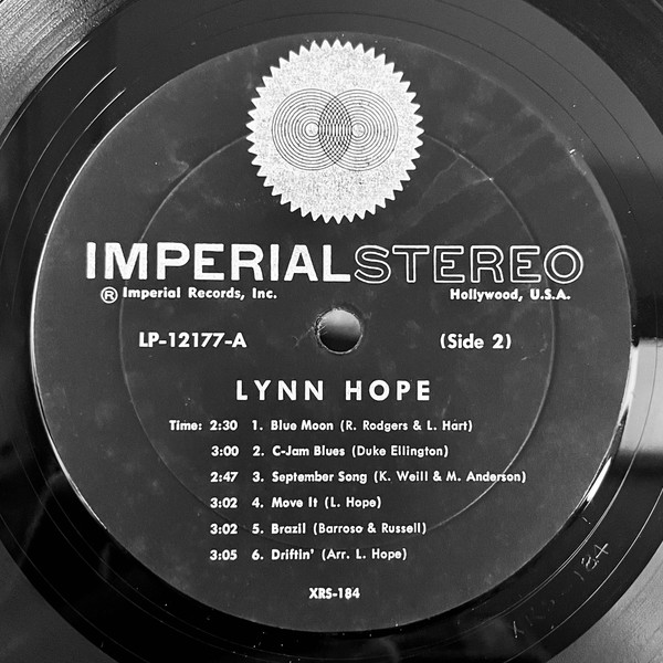 Album herunterladen Lynn Hope - Tenderly
