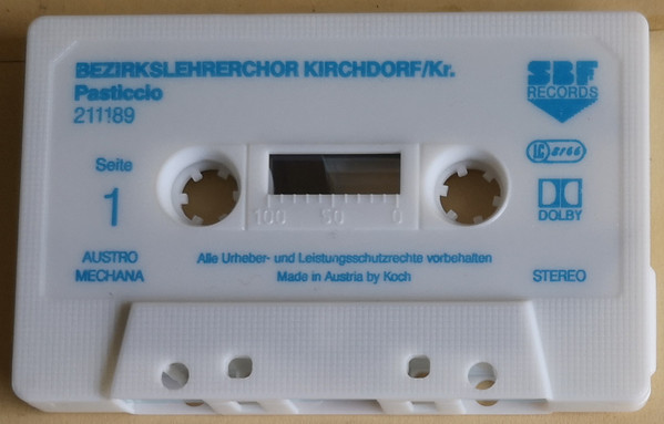 descargar álbum Bezirkslehrerchor KirchdorfKr - Pasticcio