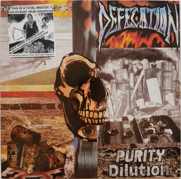 defecation purity dilution 1989 cd 1st press NB018 napalm death