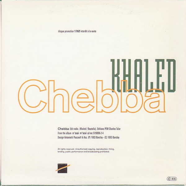 baixar álbum Khaled - Chebba