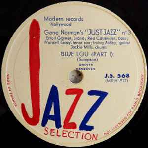 Erroll Garner – Blue Lou (Part 1) / Blue Lou (Part 2) (Shellac