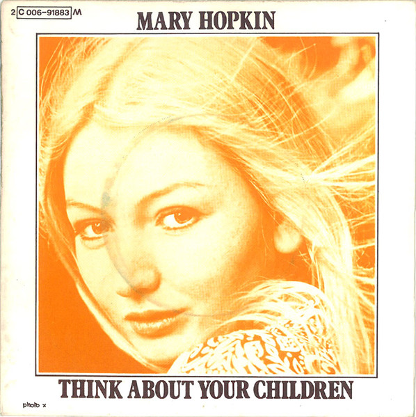 Appleシングルレコード Mary Hopkin『 THINK ABOUT YOUR CHILDREN 』US