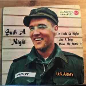 Elvis Presley - Such A Night album cover